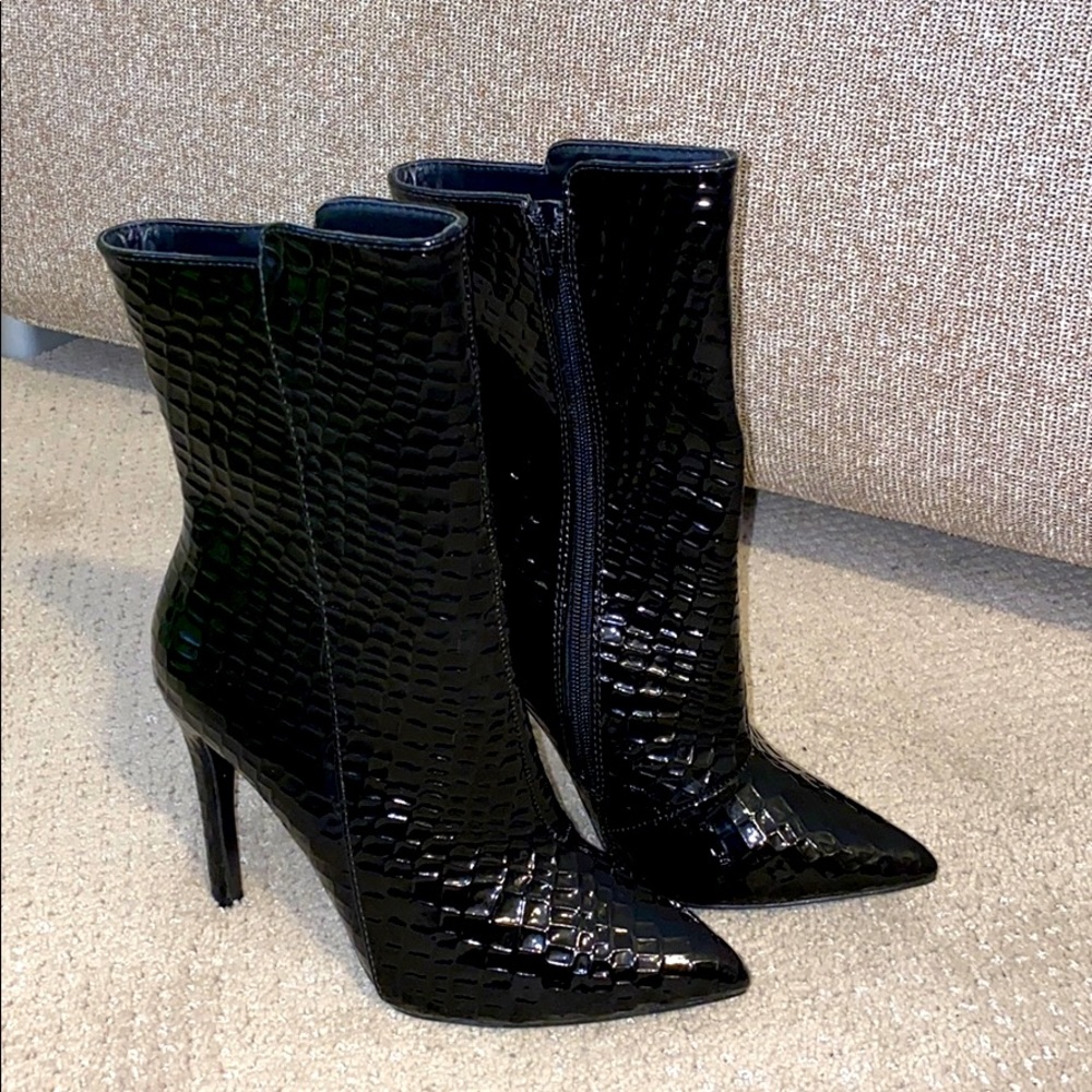 FashionNova memory foam insole booties
